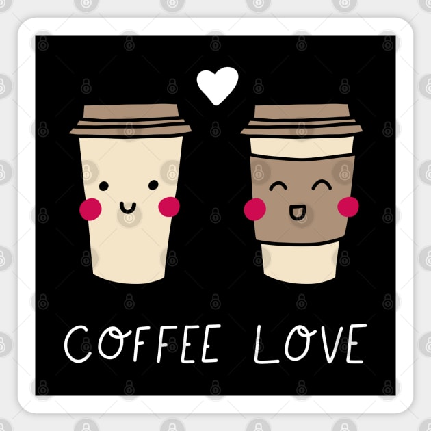 Coffee Love Magnet by designminds1